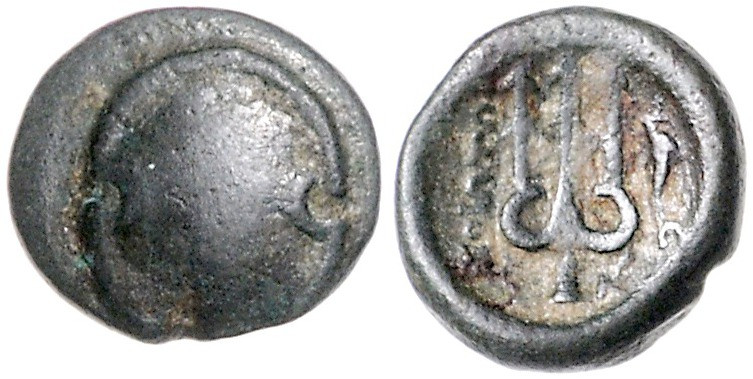 GRIECHENLAND, BOEOTIEN, Stadt Thebes (Theben), AE 14 (196-146 v.Chr.). Boeotisch...