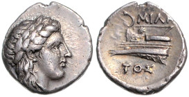 KLEINASIEN, BITHYNIEN, Stadt Kios, AR Hemidrachme (345-330 v.Chr.). Belorb. Apollokopf r. Rs.Prora l. darüber und darunter Magistratsnamen, MILH-TOS. ...