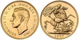 GROSSBRITANNIEN, Georg VI., 1936-1952, 2 Pounds 1937.
Ware ist MwSt-befreit
VAT tax free
GOLD, PP
Frbg.410; KM 860