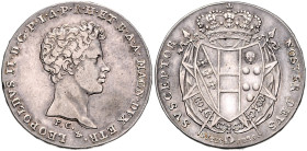 ITALIEN / TOSKANA, Leopold II. von Habsburg-Lothringen, 1824-1859, 1/2 Francescone 1829.
Ware ist regelbesteuert
standard taxation
ss-vz
KM 73; Pa...