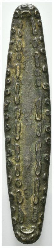 LAOS, Königreich von Laos, 1591-1707, AR 1 1/4 Tamlung (17.Jahrh.). Drei Schlang...