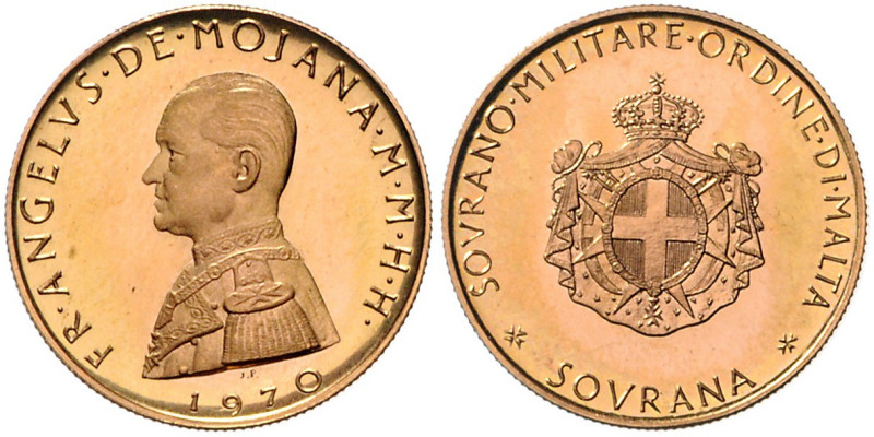 MALTA, Republik seit 1964, MALTESERORDEN, Angelo de Mojana di Cologna, 1962-1988...