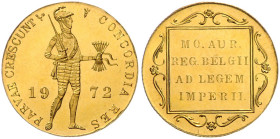 NIEDERLANDE, Juliana, 1948-1980, Dukat 1972. 21,15mm; 3,49g.
Ware ist MwSt-befreit
VAT tax free
GOLD, min.Kr., Prooflike
Frbg.353; KM 190.1