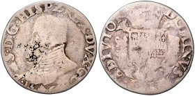 NIEDERLANDE / GELDERLAND, Philipp II., 1555-1598, 1/2 Philippstaler 1564. 13,47g.
 Fundbelag, s
Delm.62; GH.212