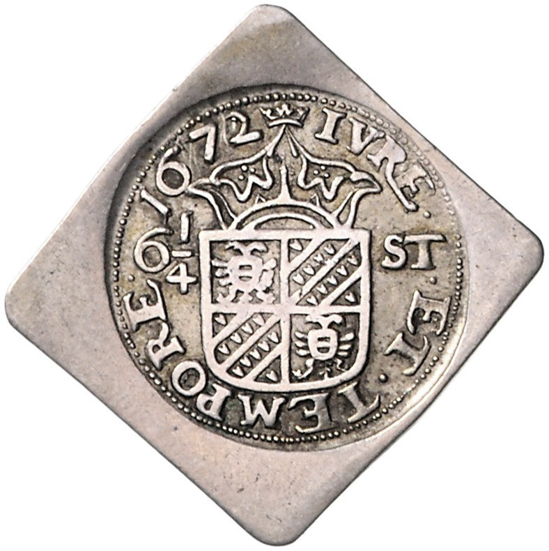 NIEDERLANDE / GRONINGEN, Provinz der Vereinigten Niederlande, 1543-1795, 6 1/4 S...