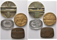 POLEN / DANZIG, Stadt, Br.-Gussmed. 1978 a.d. 30. Jahrestag Stapellauf Seeschiff S/S "Soldek". Beladenes Schiff zw. 2 Wappen. Rs.Schiff, 12 Zeilen Sch...