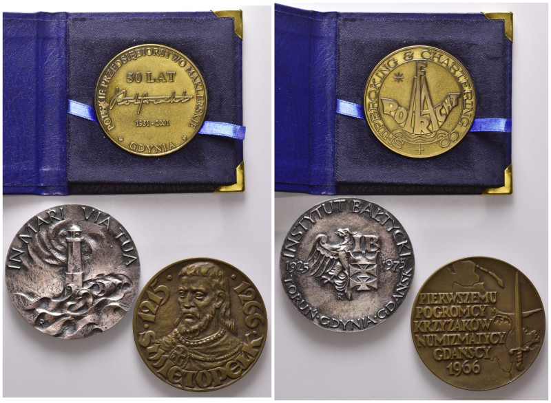 POLEN / DANZIG, Stadt, Br.-Med. 1969 von A. Pietrowiec & K. Krecicki a.d. 700. T...