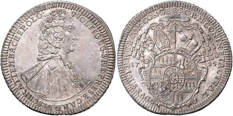 OLMÜTZ, BISTUM, Wolfgang Graf von Schrattenbach, 1711-1738, Reichstaler 1725. 46...
