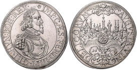 AUGSBURG, STADT, Reichstaler 1642. Mit Titel Ferdinand III. 29,02g. Ex HBA 68, Nov.2016, Nr.9.
 f.vz
Dav.5039; Forster 292