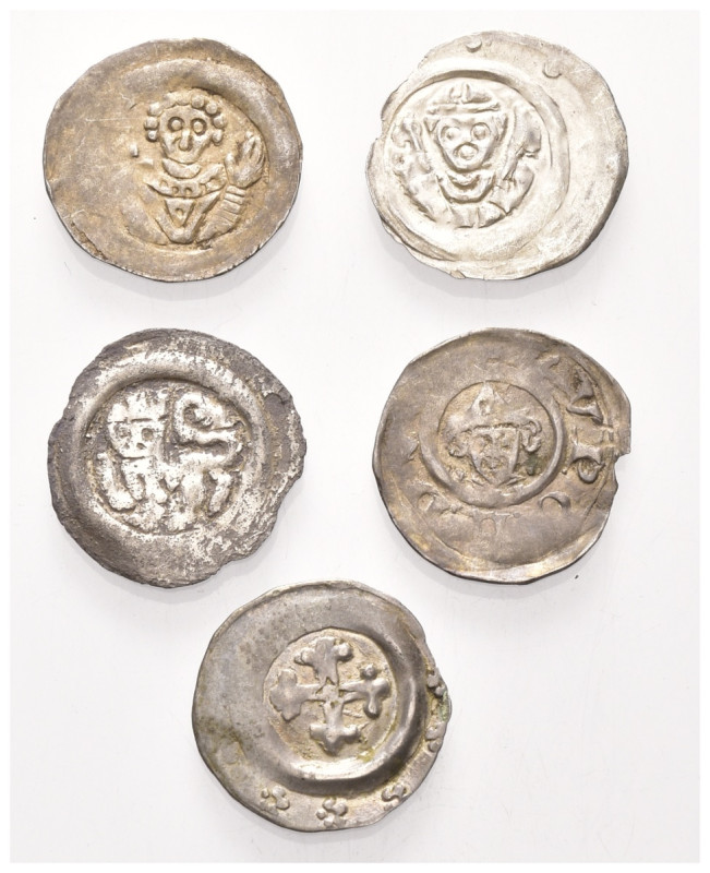 BAMBERG, BISTUM, Heinrich I. von Bilversheim, 1242-1257, Pfennig. Büste mit Kreu...