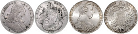 BAYERN, Maximilian III. Joseph, 1745-1777, Konventionsmadonnentaler 1769, München (Dav.1954). Erh. ss; 41mm; 27,90g; 12h. DAZU: Österreich, Maria Ther...