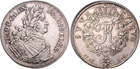 BRANDENBURG-PREUSSEN, Friedrich I., 1701-1713, Reichstaler 1712 CS, Berlin. 29,10g.
 Prachtex., feine Tönung, vz-st
Dav.2566; v.Schr.66a