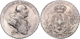 BRANDENBURG-PREUSSEN, Friedrich Wilhelm II., 1786-1797, Konventionstaler 1794. Für die fränkischen Lande.
 Prachtex., selten i.d. Erhaltung, vz-st
D...