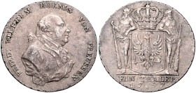 BRANDENBURG-PREUSSEN, Friedrich Wilhelm II., 1786-1797, Reichstaler 1797 A, Berlin. 21,74g.
 kl.Kr., ss
Dav.2599; J.25; Old.3