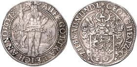 BRAUNSCHWEIG UND LÜNEBURG, LINIE CALENBERG-HANNOVER, Georg, 1636-1641, Taler 1637 HS, Zellerfeld. 29,1g.
Ware ist regelbesteuert
standard taxation
...