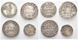 BRAUNSCHWEIG UND LÜNEBURG, LINIE CALENBERG-HANNOVER, Johann Friedrich, 1665-1679, IIII Mariengroschen 1667 o.Sign., Clausthal. Wilder Mann (ss). DAZU:...