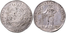 BRAUNSCHWEIG UND LÜNEBURG, LINIE CALENBERG-HANNOVER, Georg I., 1714-1727, Reichstaler 1720 C, Zellerfeld. Wilder Mann. 46mm; 29,17g; 3h.
 schöne Pati...