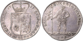 BRAUNSCHWEIG UND LÜNEBURG, LINIE CALENBERG-HANNOVER, Georg II., 1727-1760, Taler 1733 IAB, Zellerfeld. Wilder Mann. 45mm; 29,28g; 4h.
 schöne Tönung,...