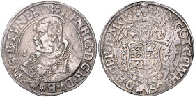 BRAUNSCHWEIG UND LÜNEBURG, LINIE WOLFENBÜTTEL, Heinrich der Jüngere, 1514-1568, Taler 1565, Goslar. 28,57g.
 ss+/ss
Dav.9051; We.395