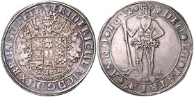 BRAUNSCHWEIG UND LÜNEBURG, LINIE WOLFENBÜTTEL, Friedrich Ulrich, 1613-1634, Taler 1622 HS, Zellerfeld o. Goslar. Wilder Mann.
 ss+
Dav.6303; We.1057...