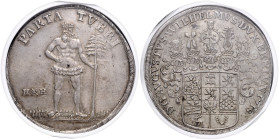 BRAUNSCHWEIG UND LÜNEBURG, LINIE WOLFENBÜTTEL, August Wilhelm, 1714-1731, Reichstaler 1718 HH. Wilder Mann.
 NGC AU Details cleaned
Dav.2126; We.237...