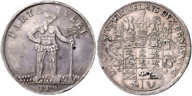 BRAUNSCHWEIG UND LÜNEBURG, LINIE WOLFENBÜTTEL, August Wilhelm, 1714-1731, Reichstaler 1727 EPH, Zellerfeld.
 kl.Sf., f.vz
Dav.2126; We.2376