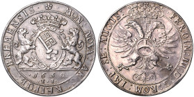 BREMEN, STADT, Taler 1650. Mit Titel Ferdinand III. 27,91g.
 ss+
Dav.5102; Jungk 484