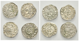 EINBECK, STADT, Lot von 4 Stk., 1/24 Taler 1619 (3x), 1920. Gesamtgewicht 3,93g.
 ss-vz
KM 11; 18