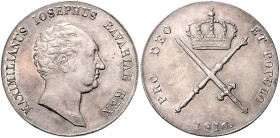 BAYERN, Maximilian I. Joseph, 1806-1825, Kronentaler 1816.
standard taxation
vz/st
AKS 44; T.44; Dav.552