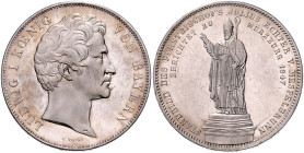 BAYERN, Ludwig I., 1825-1848, Geschichtsdoppeltaler 1847. Mespelbrunn.
 vz/st
AKS 110; T.87; Dav.596