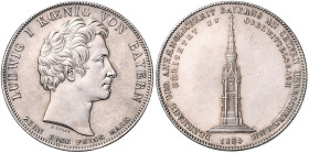 BAYERN, Ludwig I., 1825-1848, Geschichtstaler 1834. Wittelsbach.
 vz/st
AKS 131; T.64; Dav.572