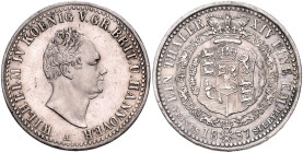 HANNOVER, Wilhelm IV., 1830-1837, Taler 1837 A.
 vz/st
AKS 64; T.154; Dav.664