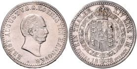 HANNOVER, Ernst August, 1837-1851, Taler 1838 A.
 f.st
AKS 99; T.156; Dav.666