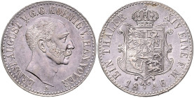 HANNOVER, Ernst August, 1837-1851, Taler 1846 A.
 vz/st
AKS 105; T.164; Dav.673