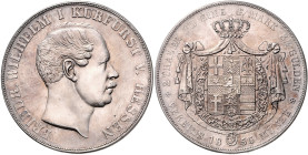 HESSEN-KASSEL, Friedrich Wilhelm I., 1847-1866, Doppeltaler 1855.
Ware ist regelbesteuert
standard taxation
Erstabschlag, f.st
AKS 60; T.188; Dav....