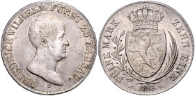 NASSAU, Friedrich Wilhelm, 1788-1816, Konventionstaler 1813.
 vz/st
AKS 34; T.223