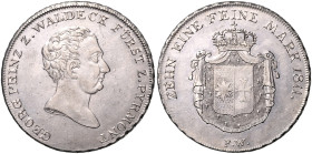 WALDECK-PYRMONT, Georg, als Fürst von Pyrmont, 1807-1812, Konventionstaler 1811.
 f.st
AKS 11; T.403; Dav.923