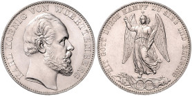 WÜRTTEMBERG, Karl, 1864-1891, Vereinstaler 1871. Siegestaler.
 st
AKS 132; T.443; Dav.962