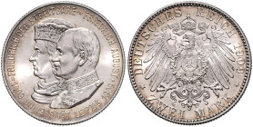 SACHSEN, Friedrich August III., 1904-1918, 2 Mark 1909. Universität Leipzig.
 st
J.138