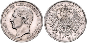 SCHWARZBURG-RUDOLSTADT, Günther Victor, 1890-1918, 2 Mark 1898 A.
 st
J.167