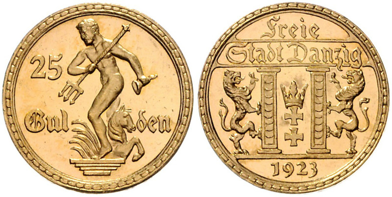DANZIG, Freie Stadt, 1920-1939, 25 Gulden 1923.
Ware ist MwSt-befreit
VAT tax ...