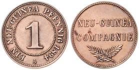 KOLONIEN, Deutsch-Neuguinea, 1 Pfennig 1894 A.
 f.st
J.701; N.711; Y.1