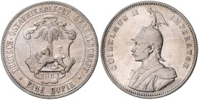 KOLONIEN, Deutsch-Ostafrika, 1 Rupie 1893.
 ss/vz
J.713