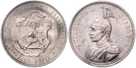 KOLONIEN, Deutsch-Ostafrika, 1 Rupie 1901. 31mm, 11,65g; 12h.
 schöne Patina, kl.Kr., f.st
J.713
