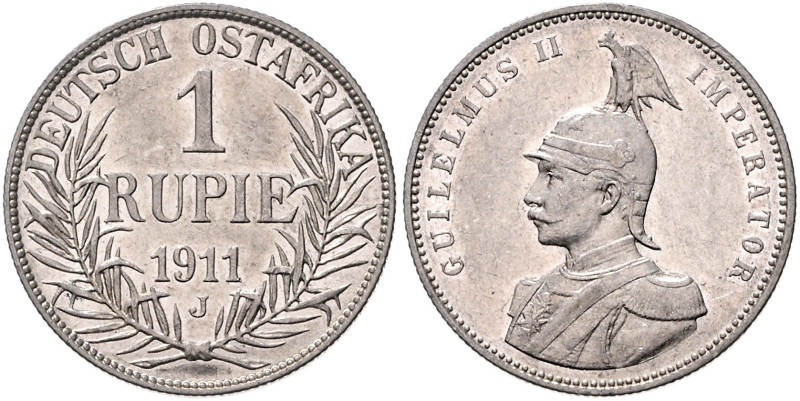 KOLONIEN, Deutsch-Ostafrika, 1 Rupie 1911 J.
 vz/st
J.722