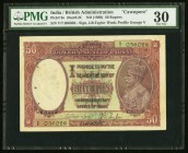 India Government of India, Cawnpore 50 Rupees ND (1930) Pick 9e Jhunjhunwalla-Razack 9.2.C PMG Very Fine 30. A prized note in any form and in any cond...