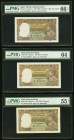 India Reserve Bank of India 5 Rupees ND (1937) Pick 18a Jhunjhunwalla-Razack 4.3.1 PMG Gem Uncirculated 66 EPQ; 5 Rupees ND (1943) Pick 18b Jhunjhunwa...