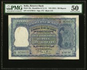 India Reserve Bank of India 100 Rupees ND (1951) Pick 42a Jhunjhunwalla-Razack 6.7.2.1A PMG About Uncirculated 50. A pleasing, lightly circulated exam...