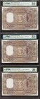 India Reserve Bank of India 1000 Rupees ND (1975) Pick 65a Jhunjhunwalla-Razack 6.9.4.1 Three Consecutive Examples PMG Choice Very Fine 35 EPQ (3). Th...