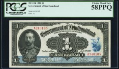 St. John's, NF- Government of Newfoundland $1 2.1.1920 NF-12d PCGS Choice About New 58PPQ. A particularly stunning example of this popular note from t...